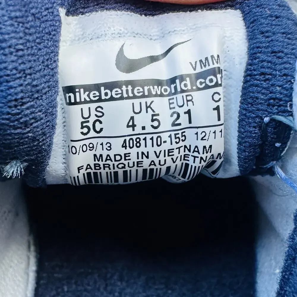 Nike Air Max 90 Infant Toddler Shoes Blue/White 408110-155 Size 5C